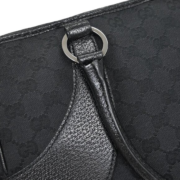 Gucci Black GG Tote Handbag 113011 1669 196132 - Picture 5 of 10